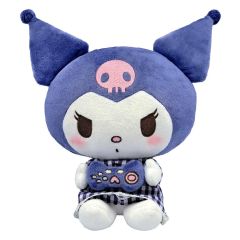 Sanrio Plush Figure Kuromi Pyjama Style M 22 cm