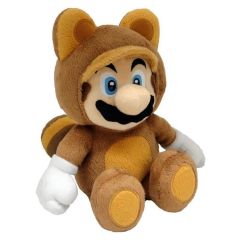 Super Mario Plush Figure Tanooki Mario 22 cm