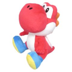 Super Mario Plush Figure Yoshi Red 17 cm