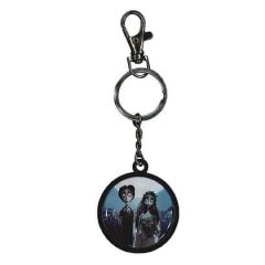Corpse Bride Metal Keychain Couple & Logo 7 cm