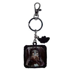 Corpse Bride Metal Keychain Flowers 7 cm