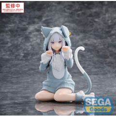 Re:Zero Starting Life in Another World Yumemirize PVC Statue Emilia Mofumofu Pack 11 cm