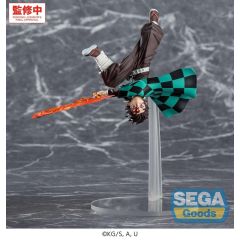 Demon Slayer: Kimetsu no Yaiba Luminasta PVC Figure Tanjiro Kamado Hinokami Kagura Setting Sun Transformation 15 cm