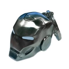 Marvel Comics Metal Keychain Iron Man Helmet Mark II