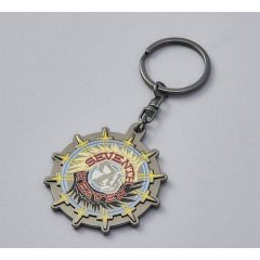 Final Fantasy VII Rebirth Metal-Keychain Seventh Heaven