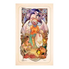 Critical Role Art Print Ashley Johnson: 10th Anniversary Art Nouveau Illustrations 46 x 28 cm - unframed