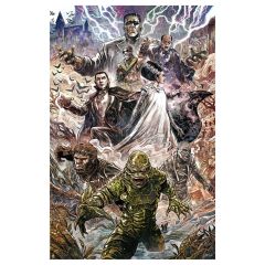 Universal Monsters Art Print Universal Monsters by Vincenzo Riccardi 61 x 41 cm - unframed