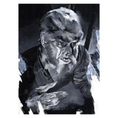 The Wolf Man Art Print The Wolf Man by Chris Valentine 41 x 31 cm - unframed