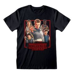 Stranger Things T-Shirt Characters in Glowing Box Size XL