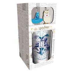 Harry Potter Glass Tumbler with Straws Hogwarts 485 ml