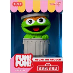 Sesame Street Fun! Fun! Soft Vinyl Figur Wave 01 - Oscar the Grouch 18 cm