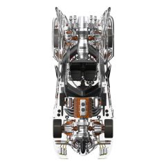 Batman 1989 Super Cyborg Vehicle Batmobile 1989 (Clear) 35 cm