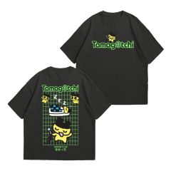 Tamagotchi T-Shirt Grid Tee Size M