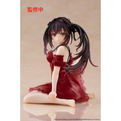 Date A Live V PVC Statue Desktop Cute Figure Kurumi Tokisaki Nightwear Ver. Renewal 13 cm