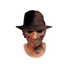 A Nightmare On Elm Street Deluxe Latex Mask with Hat Freddy Krueger