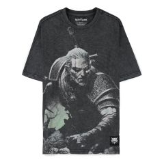 The Witcher Wild Hunt T-Shirt Geralt Washed Size S
