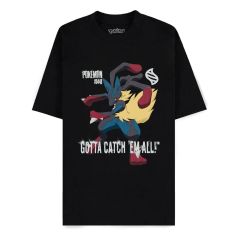 Pokémon Mega Evolutions T-Shirt Mega Lucario Gotta Catch Em All Size XL