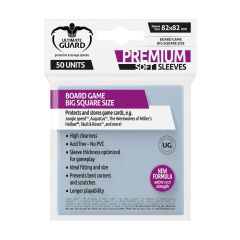 Ultimate Guard Premium Soft Sleeves for Board Game Cards Big Square (50)