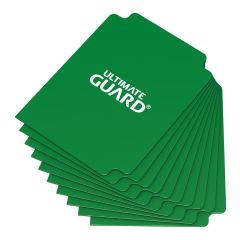 Ultimate Guard Card Dividers Standard Size (10) - Green