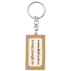 Lord of the Rings Keyring No Admittance Sign 6 cm