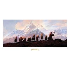 Lord of the Rings Art Print The Fellowship of the Ring: 20th Anniversary 59 x 30 cm