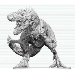 Dungeons & Dragons Nolzur's Marvelous Miniatures Unpainted Miniature Tyrannosaurus Zombie 20 cm