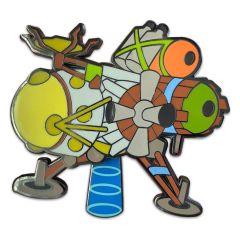 Outer Wilds Pin Badge Spaceship Bobble 5 cm