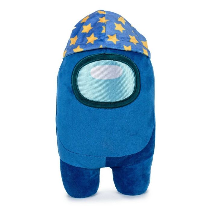 Blue with Sleeping Hat - Among Us - Knuffel 30 cm