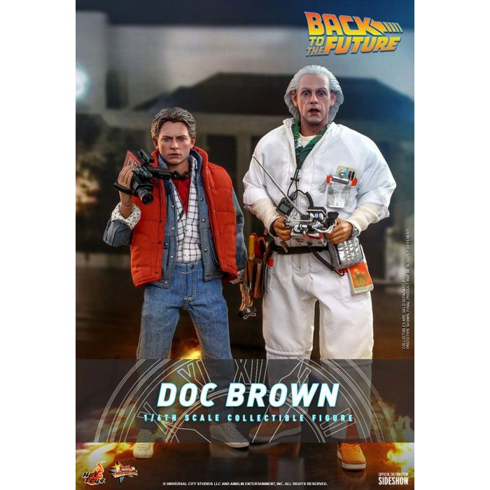 Doc Brown 1:6 Scale Figure - Hot Toys - Back to the Future