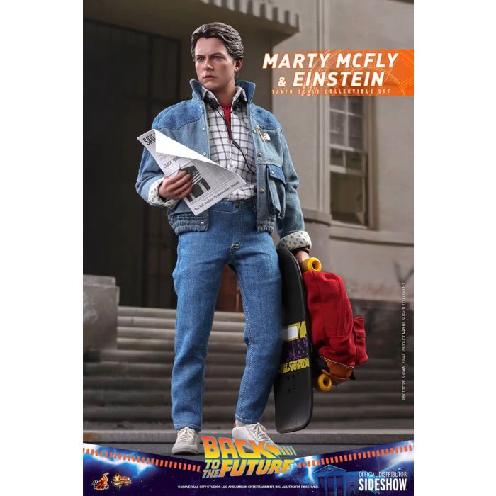 Marty McFly and Einstein 1:6 Scale Figure Set - Hot Toys - Back to the Future