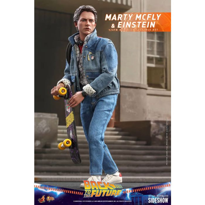 Marty McFly and Einstein 1:6 Scale Figure Set - Hot Toys - Back to the Future