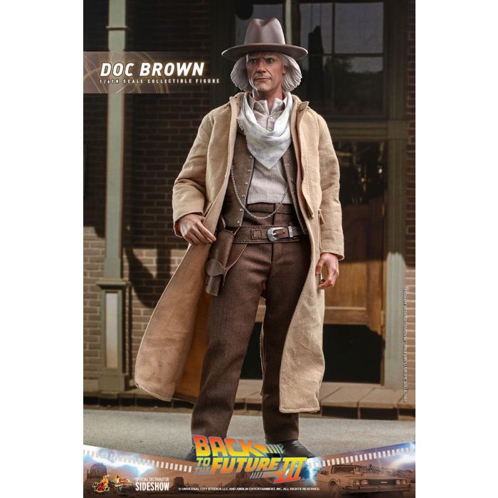 Doc Brown 1:6 Scale Figure - Hot Toys - Back to the Future 3