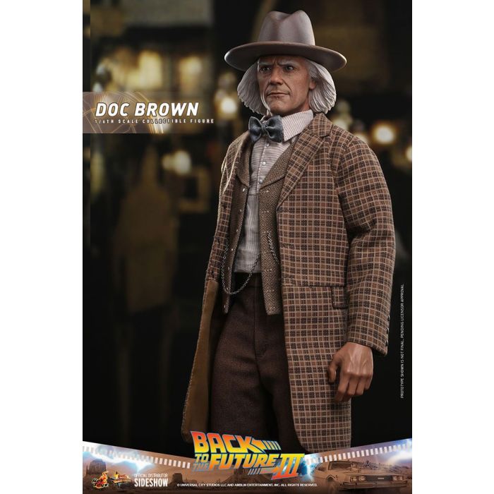 Doc Brown 1:6 Scale Figure - Hot Toys - Back to the Future 3