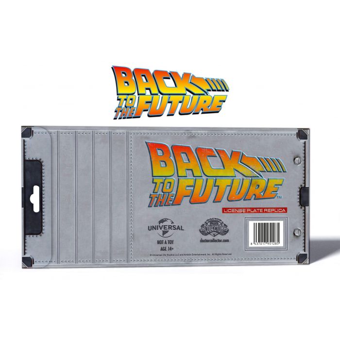 Back To The Future - License plate / kentekenplaat