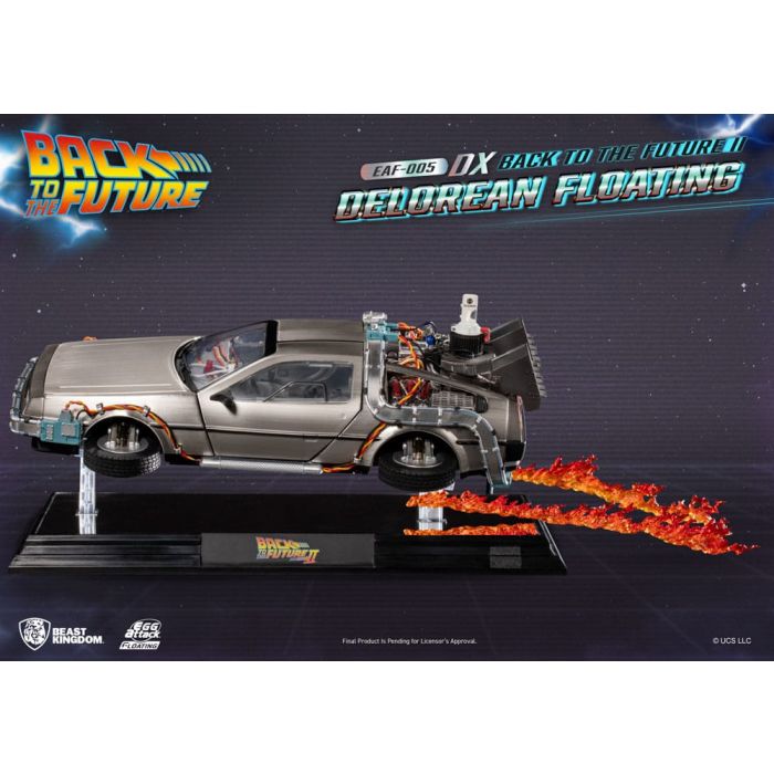 Floating DeLorean Deluxe Version - Egg Attack - Back to the Future 2