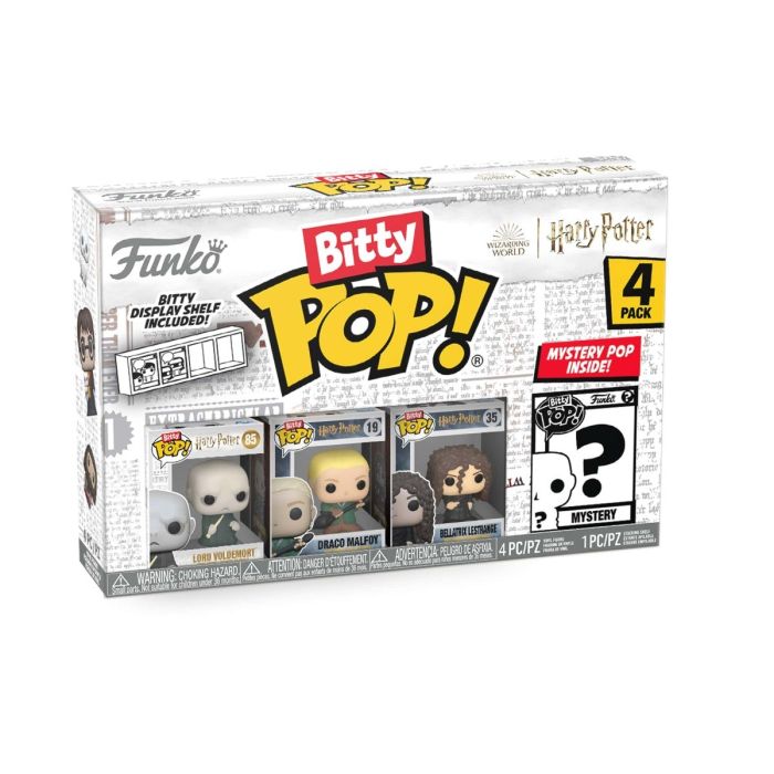 Voldemort, Bellatrix , Draco Quidditch and mystery chase - Funko Bitty Pop! - Harry Potter
