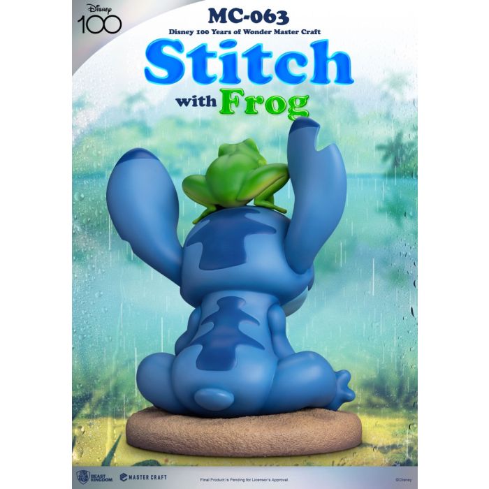 Stitch with Frog - Disney Master Craft Statue - Lilo and Stitch