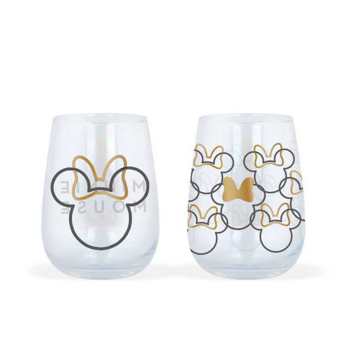Disney - Minnie Mouse Crystal Glasses 2-pack