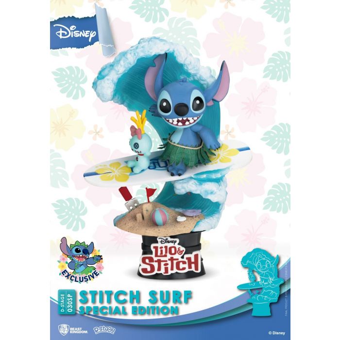 Disney Select: Stitch Surf Diorama Special Edition