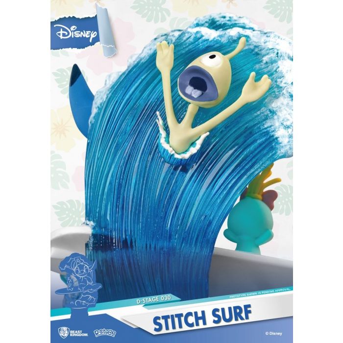 Disney Select: Stitch Surf Diorama