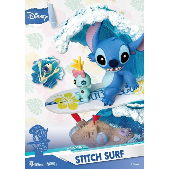 Disney Select: Stitch Surf Diorama