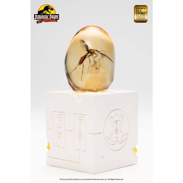 Elephant Mosquito in Amber Statue - Elite Creature Collectibles - Jurassic Park
