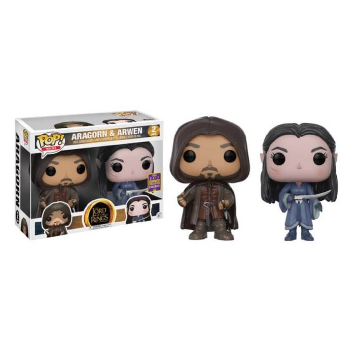 Funko Pop! Lord of the Rings - Aragorn & Arwen SDCC