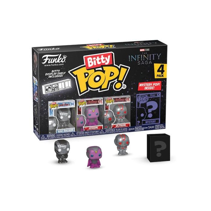 War Machine, Vision, Ultron and mystery chase - Funko Bitty Pop! - The Infinity Saga