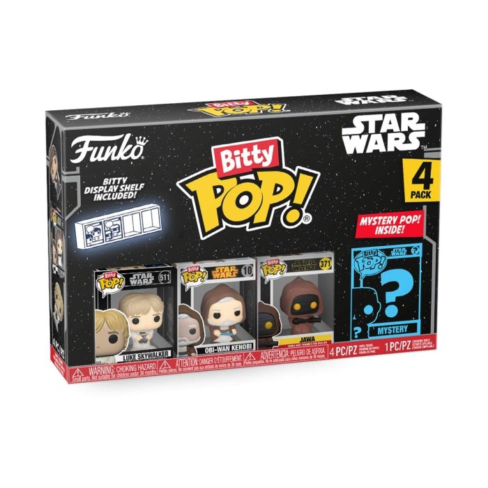 Luke, Obi-Wan, Jawa and mystery chase - Funko Bitty Pop! - Star Wars