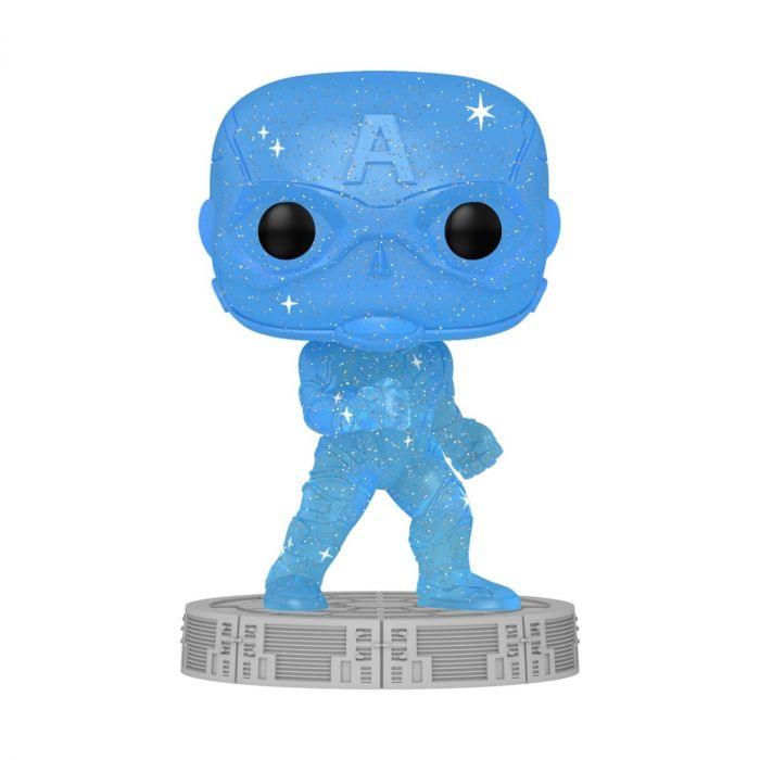 Captain America (Blue) - Funko Pop! Artist Series - Marvel Infinity Saga