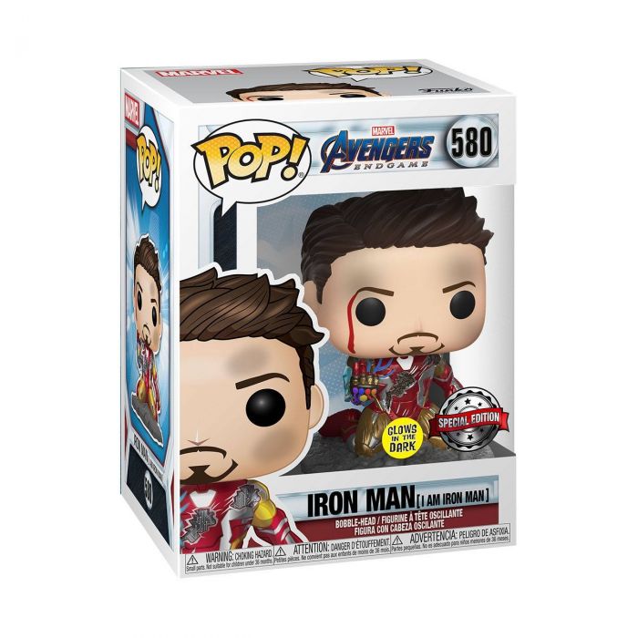 Funko Pop! Avengers: Endgame - I Am Iron Man [BOX DAMAGE]