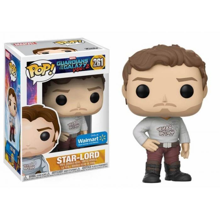 Funko Pop! Marvel: Guardians of The Galaxy 2 - Star-Lord with Gear Shift Shirt Limited Edition