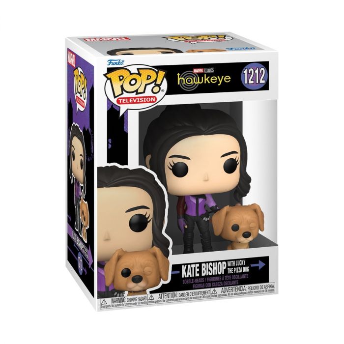 Kate Bishop with Lucky the Pizza Dog - Funko Pop! Marvel - Hawkeye
