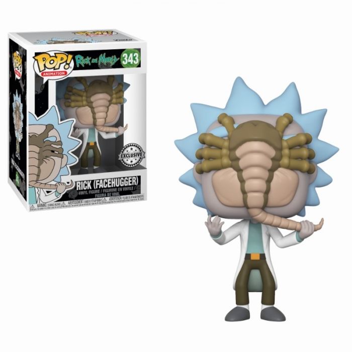 Funko Pop! Rick and Morty - Rick with Facehugger Limited Edition